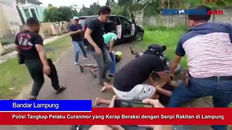 Polisi Tangkap Pelaku Curanmor Yang Kerap Beraksi Dengan Senpi Rakitan