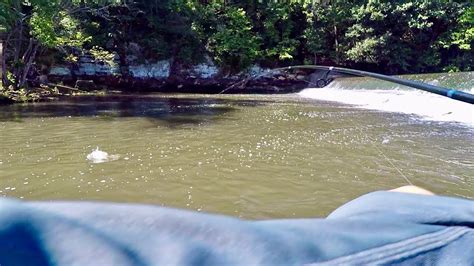 Bobber Fishing Below A Spillway Easy Way To Catch Fish Youtube