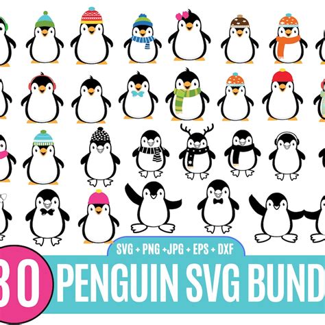 Penguin Svg Etsy