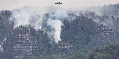 Waldbr Nde Kampf In Brandenburg Und Sachsen Geht Weiter