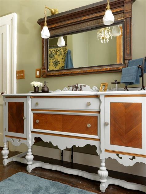 Repurpose A Dresser Into A Bathroom Vanity How Tos Furniture Vanity