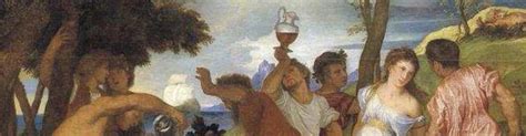 Algargos Arte e Historia LA BACANAL DE TIZIANO COMENTARIO TEMÁTICO Y