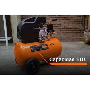 15007 COMP 50LT TRUPER Compresor Horizontal 50L 3 1 2 HP Potencia