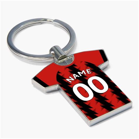 Football Club Keychain Etsy