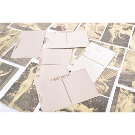 A Collection Of One Hundred And Sixteen Assorted French Postcard Comprising Of Nude Erotic Fe