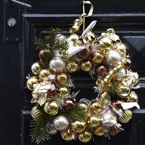 Une Couronne De Noël La Déco De Noël Illumine La Maison Elle