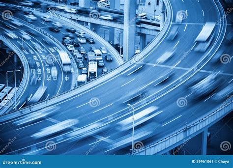 Busy Traffic Closeup And Road Accident Stock Image Image Of Bridge