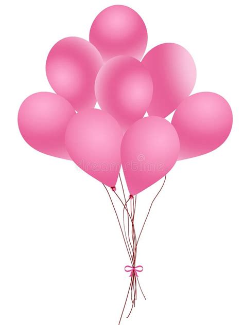 Clipart Pink Balloons