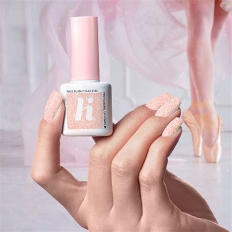 132 Hi Hybrid Lakier Hybrydowy Pale Blush Tulle 5ml Hi Hybrid