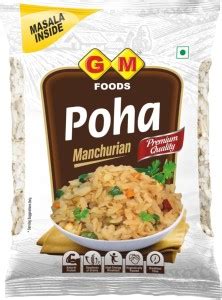 Gm Foods Manchurian Poha Pack Of Gram Each Packet With Masala