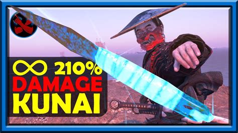 Infinite 210 Damage Kunai Ronin Build Ghost Of Tsushima Legends