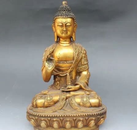 Jp S Chinese Tibetan Buddhism Bronze Gilt Shakyamuni Seat