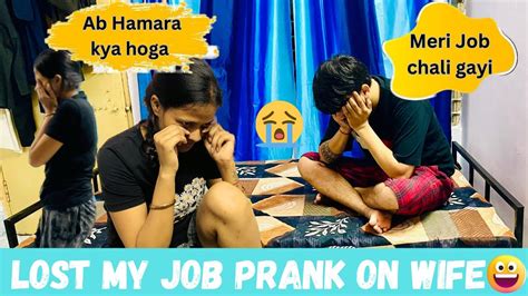 Lost My Job Prank On Wife 😢 She Crying Bedly😭 Prank On Wife Mrmrs