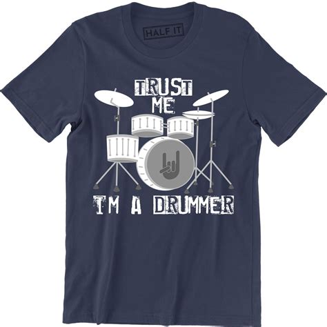 Trust Me Im A Drummer Mens Drum Musician Band Music Musician Funny