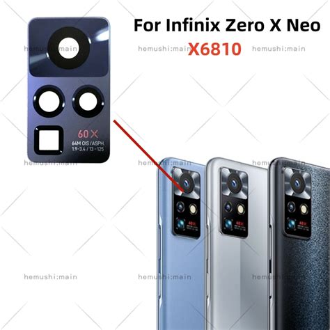 Rear Back Camera Glass Lens Cover For Infinix Zero X Neo X6810