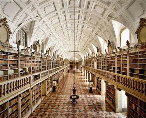 Convento De Mafra Library In Portugal Bibliotheken Boeken Auteurs