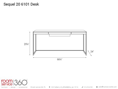 Sequel 20 6101 Office Desk By Bdi • Room Service 360°