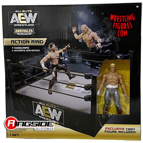 AEW Unrivaled Figure Core Wrestling Ring Medium Playset