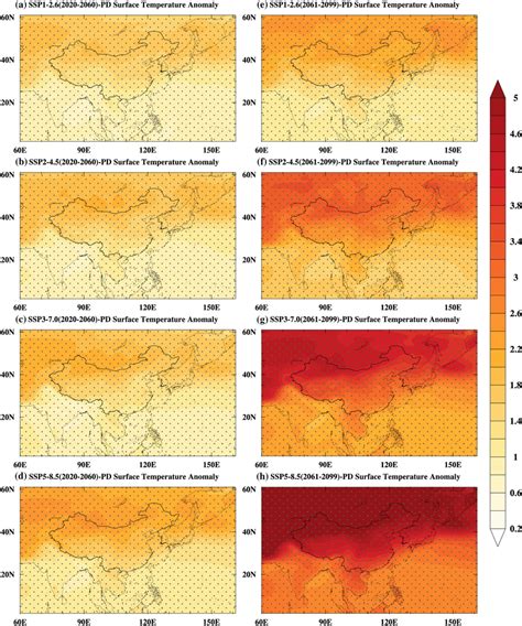 Summer Surface Air Temperature Anomalies Unit OC Shading For