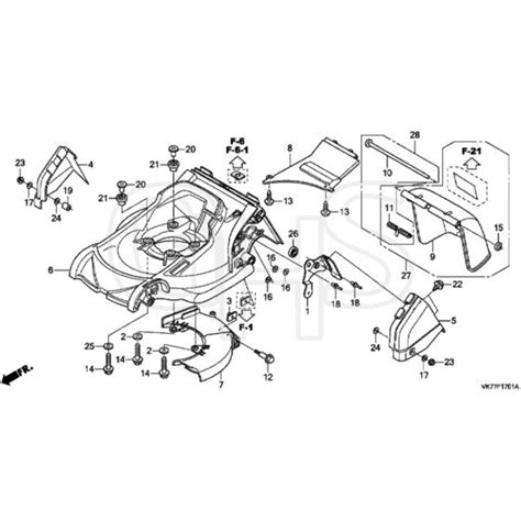 Honda Hrx C Qxe Matf Cutter Housing Diagram Ghs