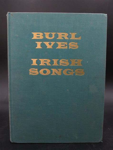 Vintage Burl Ives Irish Songs First Edition Song Music Sheet Lyrics