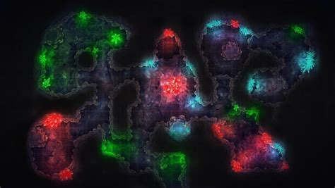 Crystal Caves battlemap by Runebear Cartography : r/battlemaps