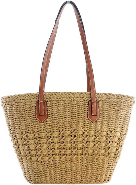 Womens Straw Hobo Bag Woven Shoulder Bag Large Totes Summer Travel