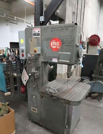 Grob 4V 18 VERTICAL BAND SAW Semi Automatic