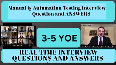 Automation Manual Testing Mock Interview Questions Round