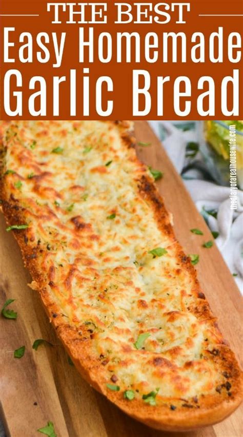 Easy Homemade Garlic Bread Recipe