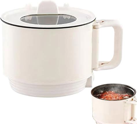 Amazon Mini Electric Pot Stainless Steel Ramen Cooking Pot Easy Cooking Mini Hot Pot Rice