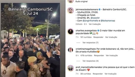 Jair Bolsonaro Ovacionado Em Balne Rio Cambori Mito