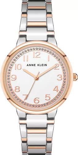 Reloj Mujer Anne Klein Cristal Mineral Mm Ak Svrt Meses Sin