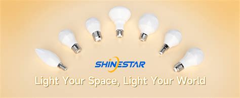 Shinestar Pack E Led Bulb W Equivalent K Warm White A