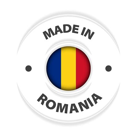 Premium Vector Made In Romania Graphic And Label