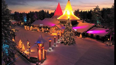 Santa Claus Village In Rovaniemi Lapland By Air Home Of Father