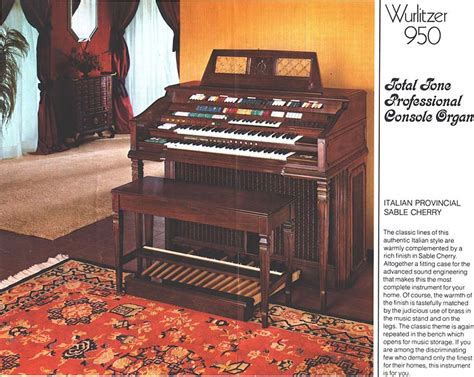 Wurlitzer 950 Theatre Organ