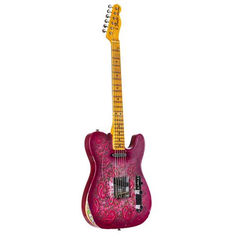 Fender Limited Edition 68 Pink Paisley Telecaster Relic Cz551156 Music Store Professional