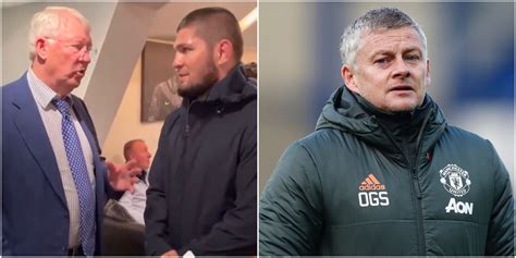 Man Utd Sir Alex Ferguson Apologised To Solskjaer After Khabib Nurmagomedov Chat