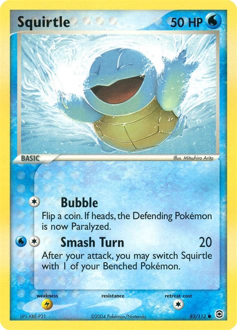 Original Squirtle Card