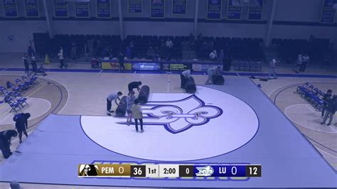 Limestone Wrestling Vs Unc Pembroke Youtube