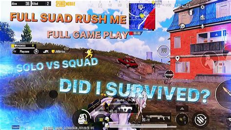 Full Pro Squad Rushed Medid I Survived ⁉️solo Vs Squad🔥