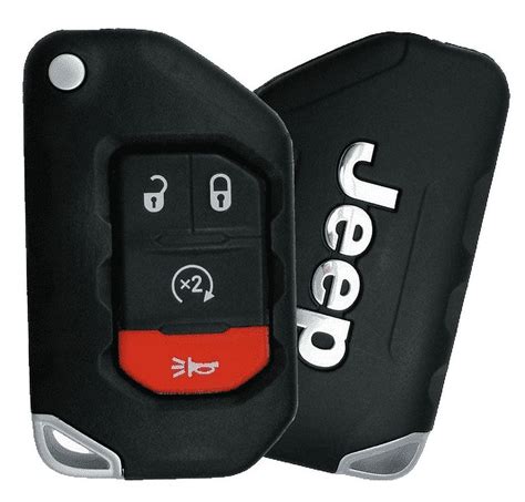 Smart Flip Key For 2018 2023 JEEP Wrangler Gladiator FKB JP 058 FCC