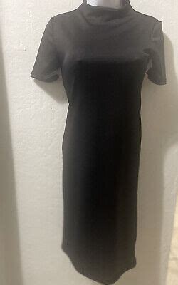 ZARA TRAFALUC Women S Black Short Sleeved Dress Size M EBay