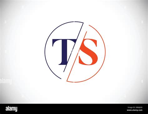 Initial Monogram Letter T S Logo Design Vector Template Graphic