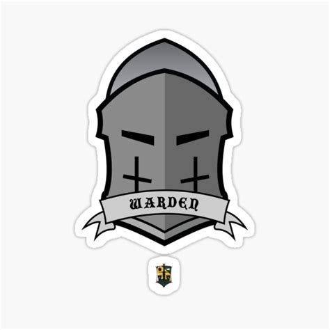 Warden Sticker For Sale By Serconnor Redbubble