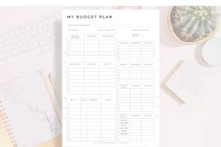 Biweekly Paycheck Budget Tracker Finance Graphic By Plannersbybee