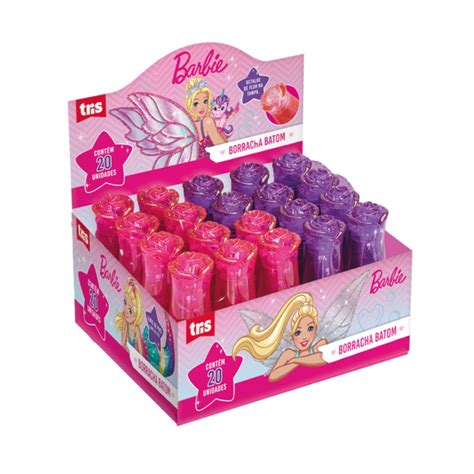 Borracha Da Barbie Formato De Batom Tris Shopee Brasil