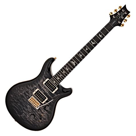 Prs Custom Top Quilt Charcoalburst At Gear Music