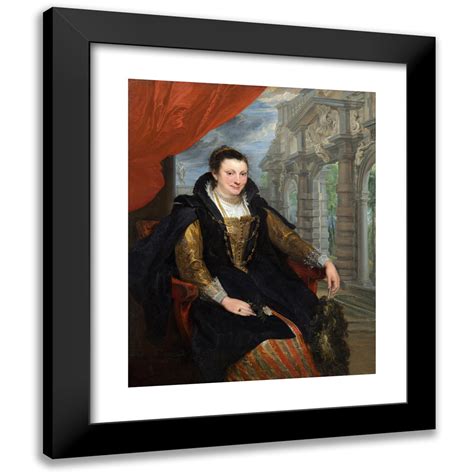 Anthony Van Dyck X Black Modern Framed Museum Art Print Titled